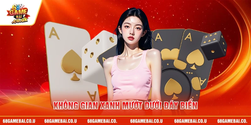 Không gian xanh mướt dưới đáy biển