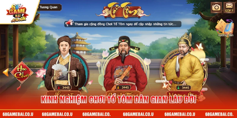 Kinh nghiệm chơi tổ tôm dân gian lâu đời