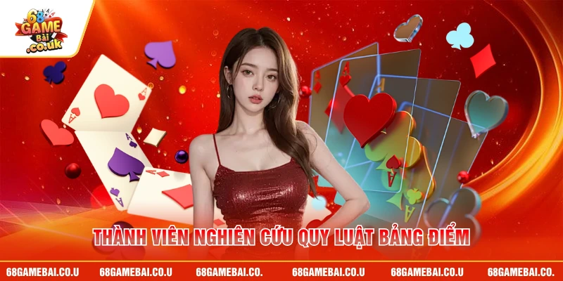 Thành viên nghiên cứu quy luật bảng điểm